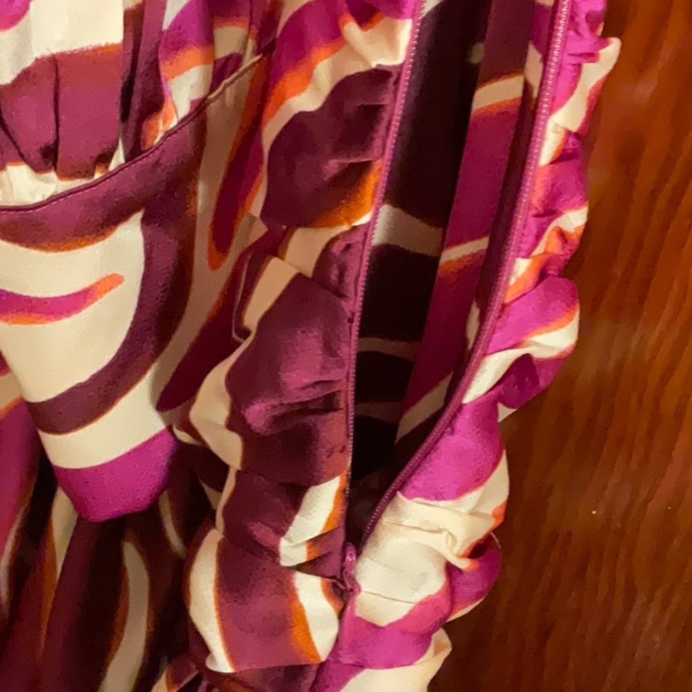Luxxel Purple and Orange Dress - Picture 9 of 12